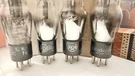 Matched Quad Rca Type 76 Nos St Bottle Globe Audio Tubes. Fixed Price $100.00.