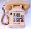 Vintage Radio Shack 43373-ET- 180 Beige Push Button 2 Line Desk Phone W/manual. Fixed Price $19.88.
