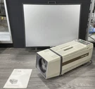 Sony FP-60B Vidimagic Color Video Projection System + Screen Powers. Fixed Price $720.58.