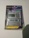 Vintage Sharp Memo Master Electronic Organizer YO-480P New. Fixed Price $24.99.