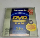New Sealed Panasonic Dvd-ram LM-AK60U 2.8GB Double Sided Rewritable Disc Min. Fixed Price $6.99.