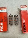 Rca 6072 Matching Pair Preamp Tubes Low Noise 12AY7 Nos Nib. Fixed Price $150.00.