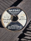 5 Ib. Roll Nassau Spec 7076 Pure Water Ww Rosin Core Solder 34 64 2LB. Oz.. Fixed Price $129.99.