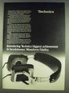 1978 Technics Linear-drive Headphones Model EAH-830. Fixed Price $17.99.