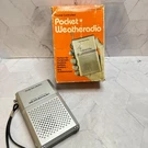 Vintage Realistic Pocket Weather Radio 12-151A Original Box Working Euc. Fixed Price $25.00.