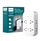 Philips All-in-one Surge Tap, GROUNDED/4 Polarized Outlets, 2 Usb-c. Fixed Price $37.82.