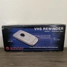 Kinyo Vhs Video Cassette Tape Rewinder Auto Stop Eject UV-428 Open Box. Fixed Price $44.95.