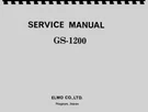 Elmo GS-1200 Sound Projector Service & Repair Manual Reprint. Fixed Price $35.00.