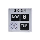 Itigoitie Retro Modern 9.45 Inches Calendar Day Date Flip Desk Wall Clock Bla.... Fixed Price $186.05.