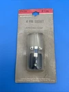 Archer Radio Shack 274-205 4-PIN Socket With Cable Clamp For Yaesu & Kenwood. Fixed Price $12.00.