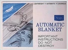 Sears Automatic Blanket Manual 1960S Instructions Roebuck & Co. Electric. Fixed Price $19.99.
