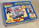 Popular Mechanics For Kids Motor-works Model Engine Kit New Open Box Worn. Fixed Price $17.70.