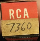Nos 7360 Silver Plate Halo Getter Vacuum Preamp Electron Tube Tested 95%. Fixed Price $39.99.