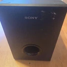 Sony SS-WCT60 Black Wired 8 Ohm Home Theater Speaker System Subwoofer Only. Fixed Price $33.95.