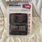 Rolodex Electronics Personal Organizer RF411-12 1200 Items Pocket Directory. Fixed Price $23.00.