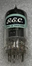 Rare Nos Gec B329 12AU7 ECC82 British 1950'S Tube Tall Black Plate Square Getter. Fixed Price $295.00.