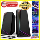 Elegant Usb-c Computer Speakers With Headphone Jack & Clarity For Multimedia. Fixed Price $43.99.
