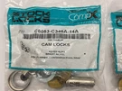 Compx National C8053-C346A-14A Cam Lock Keyed Alike, Bright Nickel, New Sealed. Fixed Price $22.00.