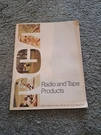 Vintage Rca And Tape Products Catalog Electronics Clock Radios. Fixed Price $9.99.