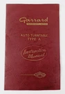 Vintage Garrard Laboratory Series Auto Turntable Type Instruction Manual. Fixed Price $18.99.