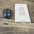X10 Powerhouse Model RSS18 Homeplate Stick-on Wall Switch An Remote KR19A. Fixed Price $17.99.