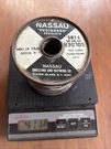 Nassau Pure Water White Solder E-rosin. Spec AT-7424, 4.69LBS, .040 Dia. Fixed Price $165.00.