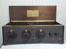 Vtg Antique Splitdorf Tube Radio Model R-V-580 Wooden Cabinet RV-580 1920'S. Fixed Price $124.49.