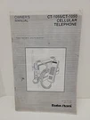 CT-1055 CT-1050 Cellular Telephone Manual Radio Shack. Fixed Price $10.50.