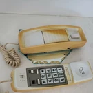 Vintage Coby CT-P210 Telephone Desk Wall Mount Push Button Mustard Color 70'S. Fixed Price $18.25.