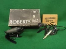 Pair Vintage Roberts 3815 Dynamic Microphones W/box+stands 1/4" Jack. Fixed Price $39.00.