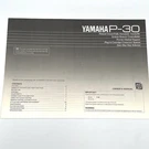 Original Oem User Manual Instructions For Yamaha P-30 Belt-drive Turntable. Fixed Price $14.99.