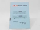 Akai AA-R21 AA-R31 Stereo Receiver Service Manual W/ Schematics (original). Fixed Price $20.00.