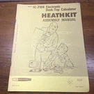 Vintage Heathkit Electronic Desk-top Calculator IC-2108 Assembly Manual Only. Fixed Price $17.99.