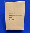 Headset, Electrical HS-16A Vietnam 1965 Army Navy Usmc Radio New Old Stock. Fixed Price $39.00.