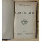 Marion De Lorme By Victor Hugo Vintage Hardcover French Ex Library. Fixed Price $6.79.