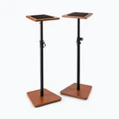 Studio Monitor Stands Pair Rosewood On-stage. Fixed Price $267.19.