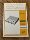 Duophone 101 Amplifier System Manual & Radio Shack 43-277. Fixed Price $6.96.