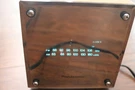 Panasonic Model RC-58 Flourescent Clock Radio Cube Mirror Front. Fixed Price $17.00.