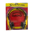 Vintage 1990'S Sportsman Am/fm Adjustable Stereo Headphones Radio M-16R Nib. Fixed Price $53.00.