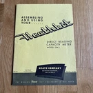 Genuine Heathkit Model CM-1 Direct Reading Capacity Meter Manual 1955. Fixed Price $14.99.