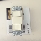 2 Leviton Decora Dual Rocker Device 1754-A. Fixed Price $18.95.