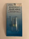 Radio Shack Yellow Leds (2) 276-021A Tandy Archer New Nos. Fixed Price $17.99.