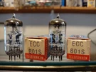 (2) Telefunken ECC801S / 12AT7WA Preamp Vacuum Tube Matched And Balanced. Fixed Price $625.00.