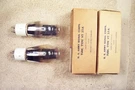 Two, New In Box, Western Electric VT-25A, 10, Ceramic Base, Match Pair, UX-210. Fixed Price $698.95.