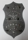 Vintage Antique Cast Iron Superior Furnace Shield Key Holder-nice!-l K!. Fixed Price $40.00.