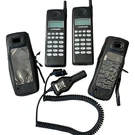 Vintage Pair Mitsubishi MT-1092FOR6A Cellular Mobile Cellphones Parts Only As. Fixed Price $24.88.