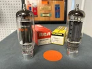Pair Of 36/40 KD6 Tubes, One New Rca, Sylvania Preowned - Sencore TC162 Test. Fixed Price $64.50.