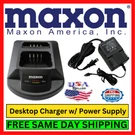 Maxon QPA-1130 (QPA-1125, QPA-1411/1412) Dual Slot/rate Desktop Charger W/ Power. Fixed Price $69.95.