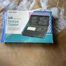 Vintage Radio Shack 65-847 64K Memory Electronic Organizer EC-442 W Box & Book. Fixed Price $11.44.
