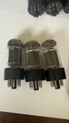 3 6BL7GT Nos Sylvania Black Plates Audio Tubes. Fixed Price $60.00.